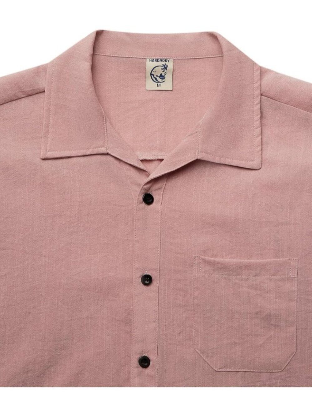 〽️Men's Pink Hawaiian Short Sleeve Coconut Printed Button Down Casual Shirts